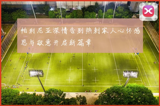 帕利尼亚深情告别热刺家人心怀感恩与敬意开启新篇章